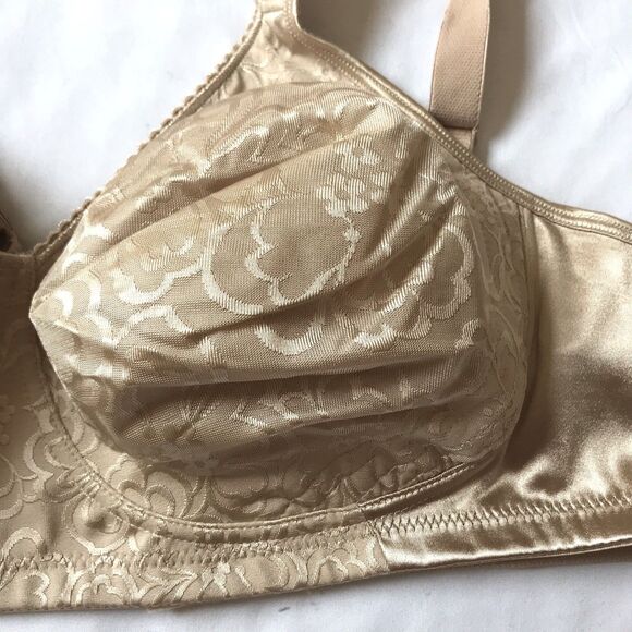 NEW Playtex 4745 18 Hour Wire Free Full Support Bra 44C Nude Beige Ultimate Lift - Picture 9 of 9